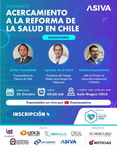 Lee más sobre el artículo Profesionales de la salud se congregarán en torno a Reforma de la Salud