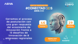Lee más sobre el artículo Match de Innovación #Conectados 2026 cierra convocatoria con 46 propuestas para desafíos de la industria